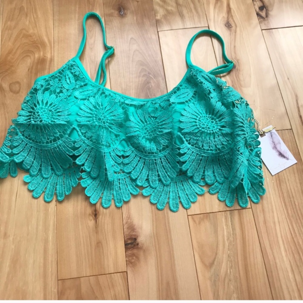 Jessica Simpson Lace Bikini Top
